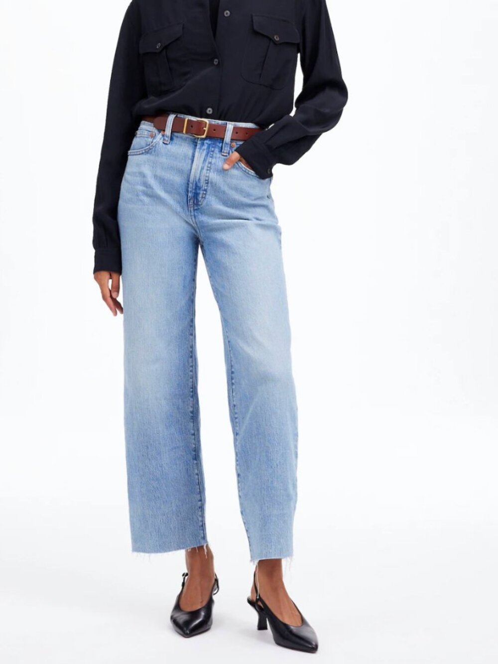 Madewell The Perfect Vintage Wide-Leg Crop Jean